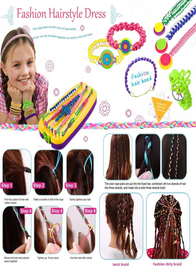 civan Friendship Bracelet Making Kit - Crafts for Kid Girls Toys Ages 8-13, String Bracelet Maker Tool with Beads - Kids Jewelry-Making Kit Christmas Birthday Gift for Girls 6 7 8 9 10 11 12 13 - Image 3